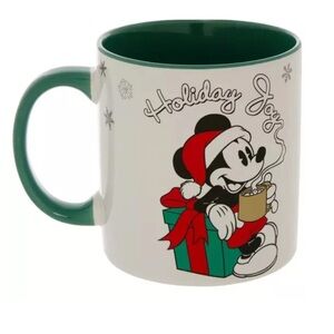 💕5/$15 Disney Holiday Joy Mickey Mouse Mug, NEW